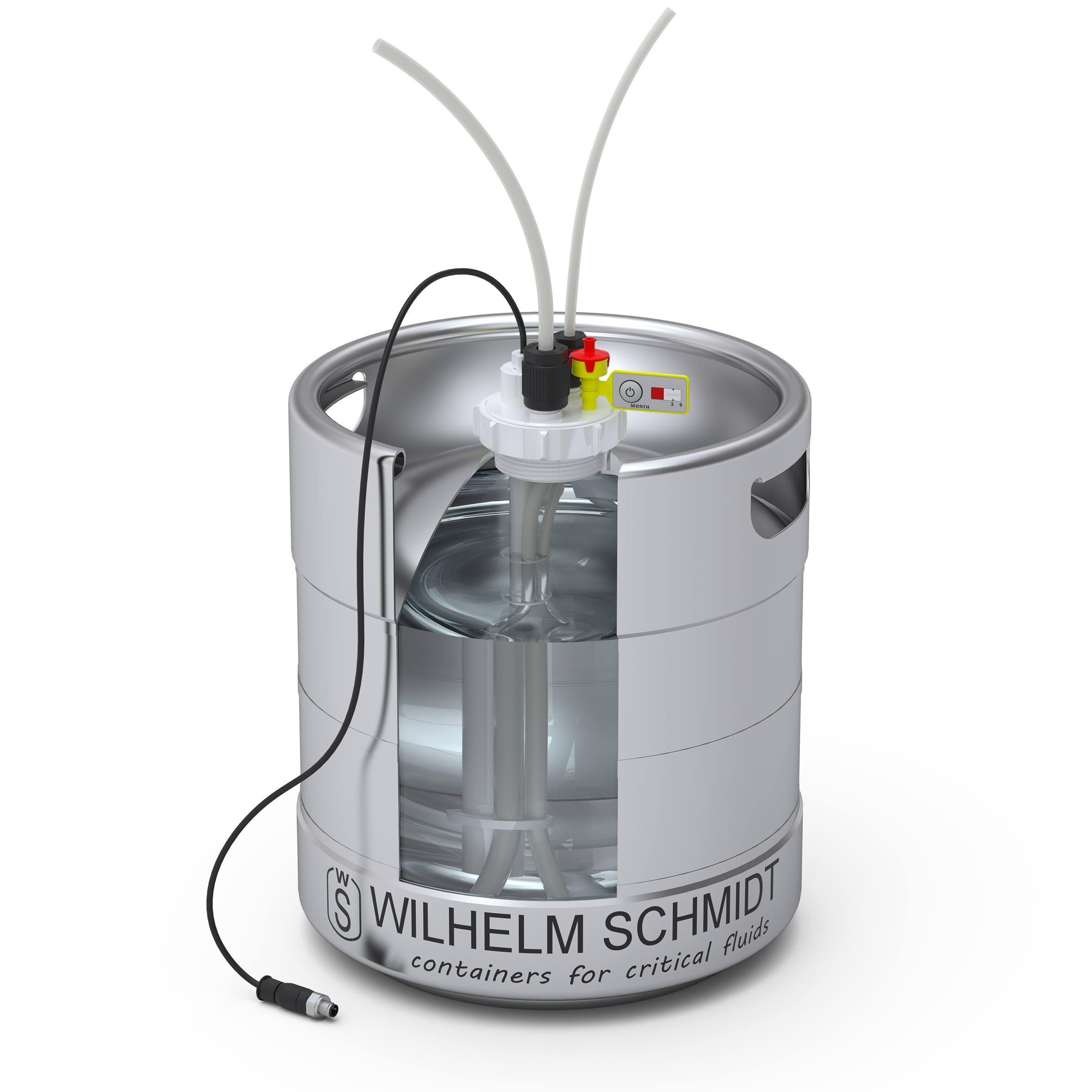 HPLC Eluent Control Cap | b.safe
