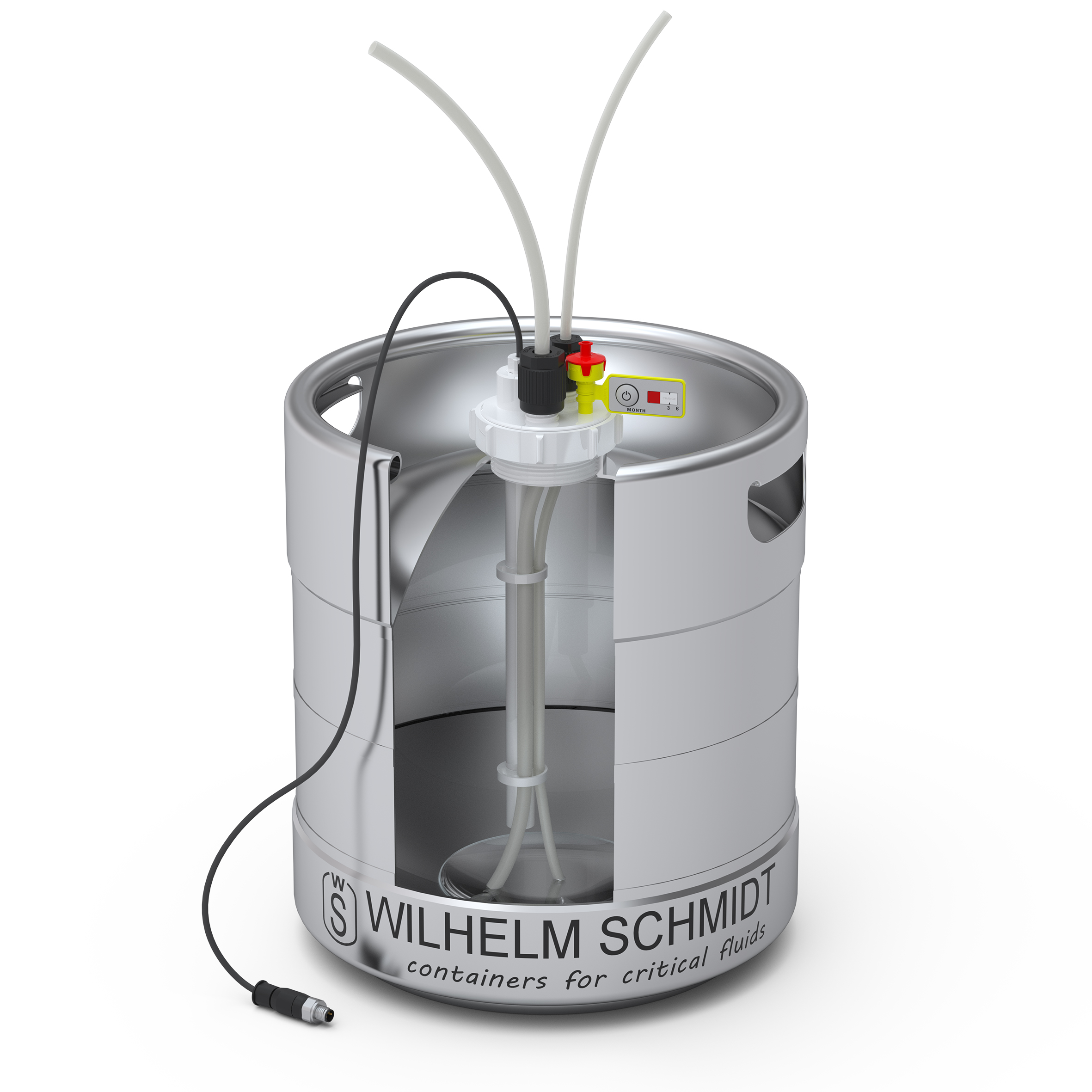 HPLC Eluent Control Cap | b.safe