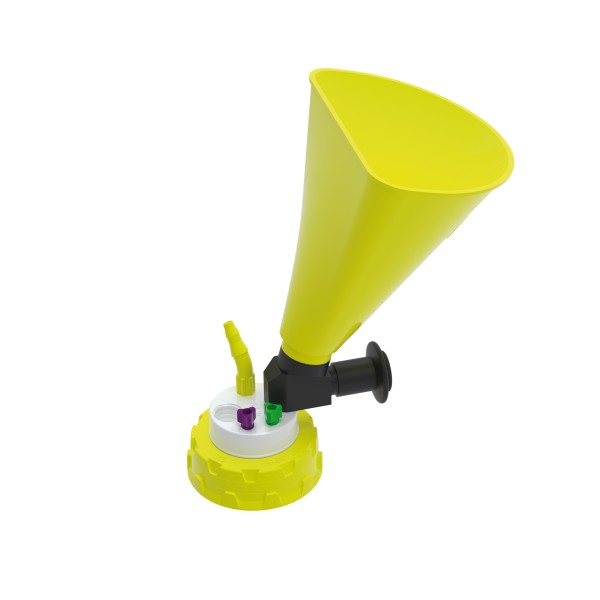 Waste Cap S55 with Funnel | b.safe