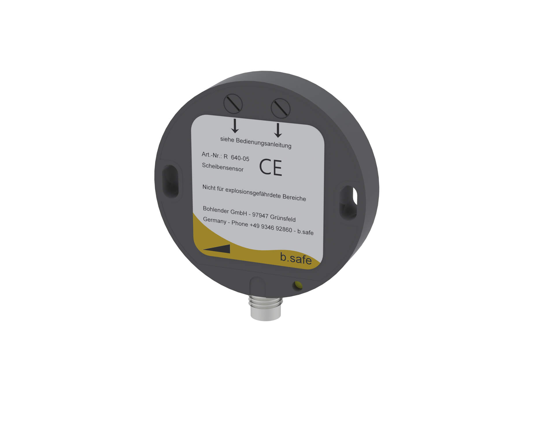 Disk sensor for canisters | b.safe